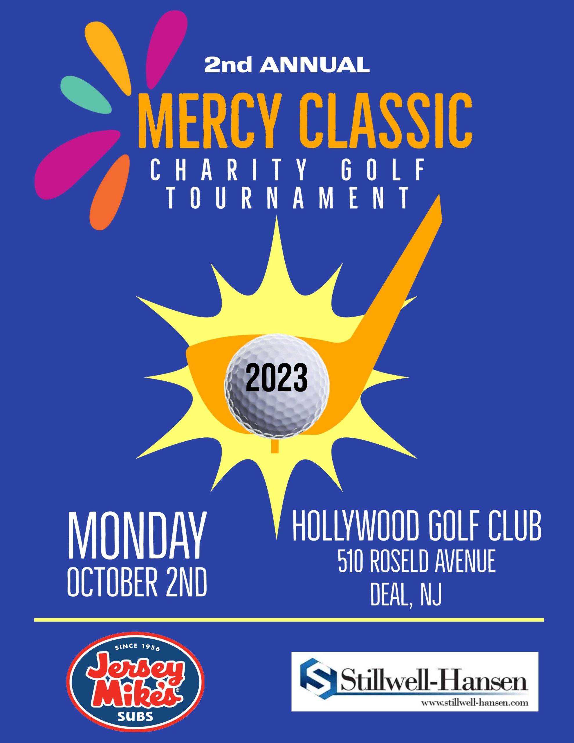 Mercy Classic Charity Golf Tournament Mercy Center NJ