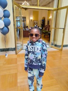 CHILDREN IN MERCY CENTER'S "YOUTH WITH A PURPOSE" PROGRAM VISIT MONMOUTH UNIVERSITY