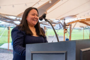 Brenda Cabrera Vicens, a 2011 graduate of Mercy Center’s Sisters Academy of New Jersey, and now a physician assistant
